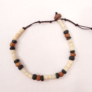 Wood Beaded Bracelet
